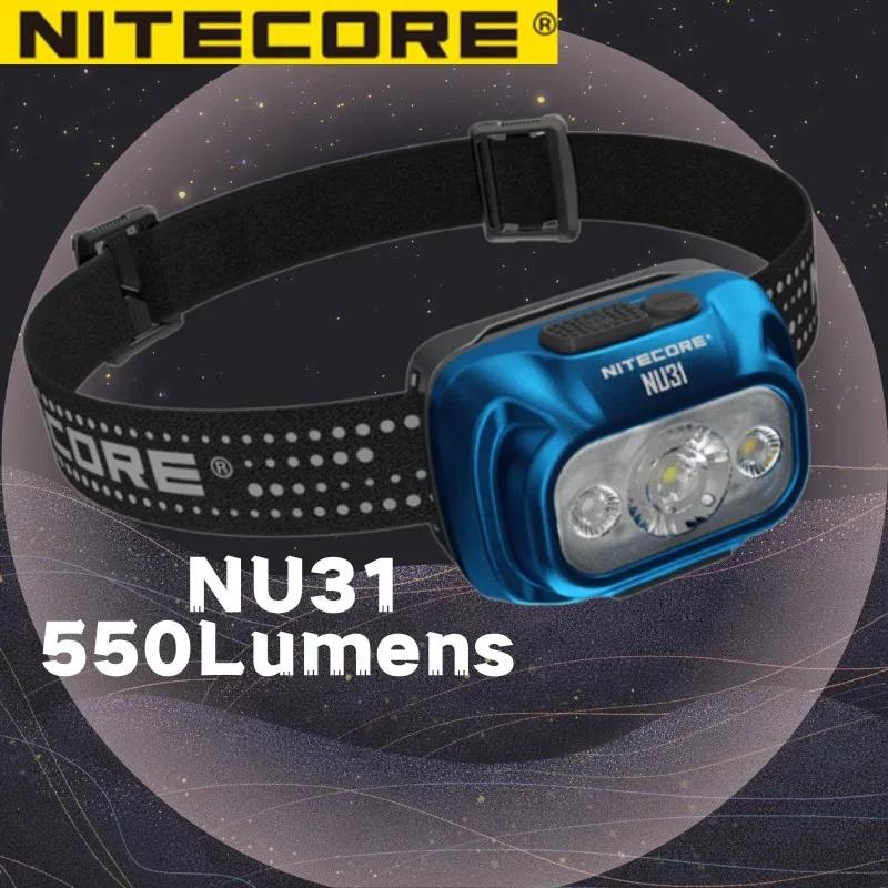 NITECORE NU31 Ʈ  淮 工, 550  USB-C  Ʈ,  ͸